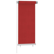 Vetonek Persiana enrollable de jardín HDPE rojo 60x140 cm