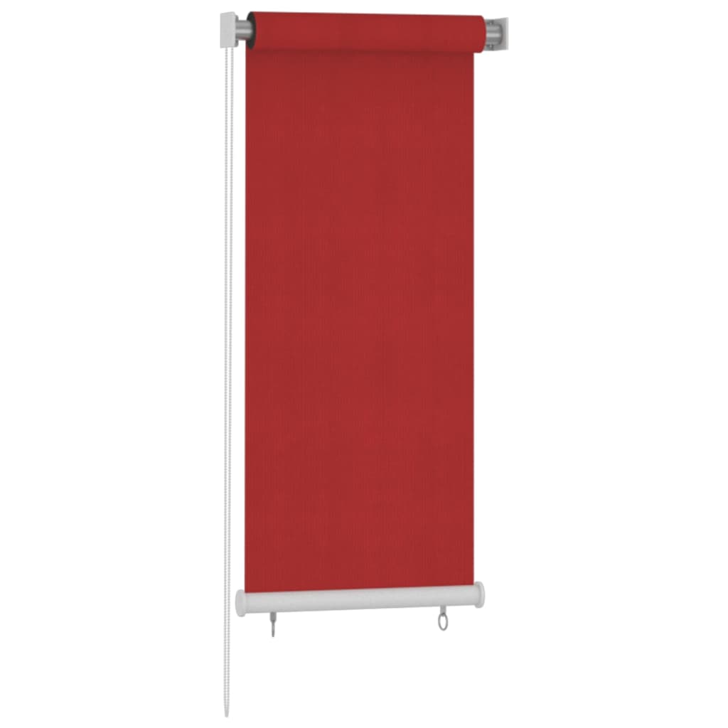 Vetonek Persiana enrollable de jardín HDPE rojo 60x140 cm