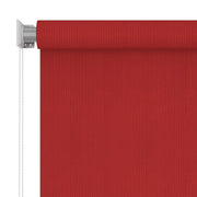 Persiana enrollable de jardín hdpe rojo 60x140 cm v9081 - Vetonek