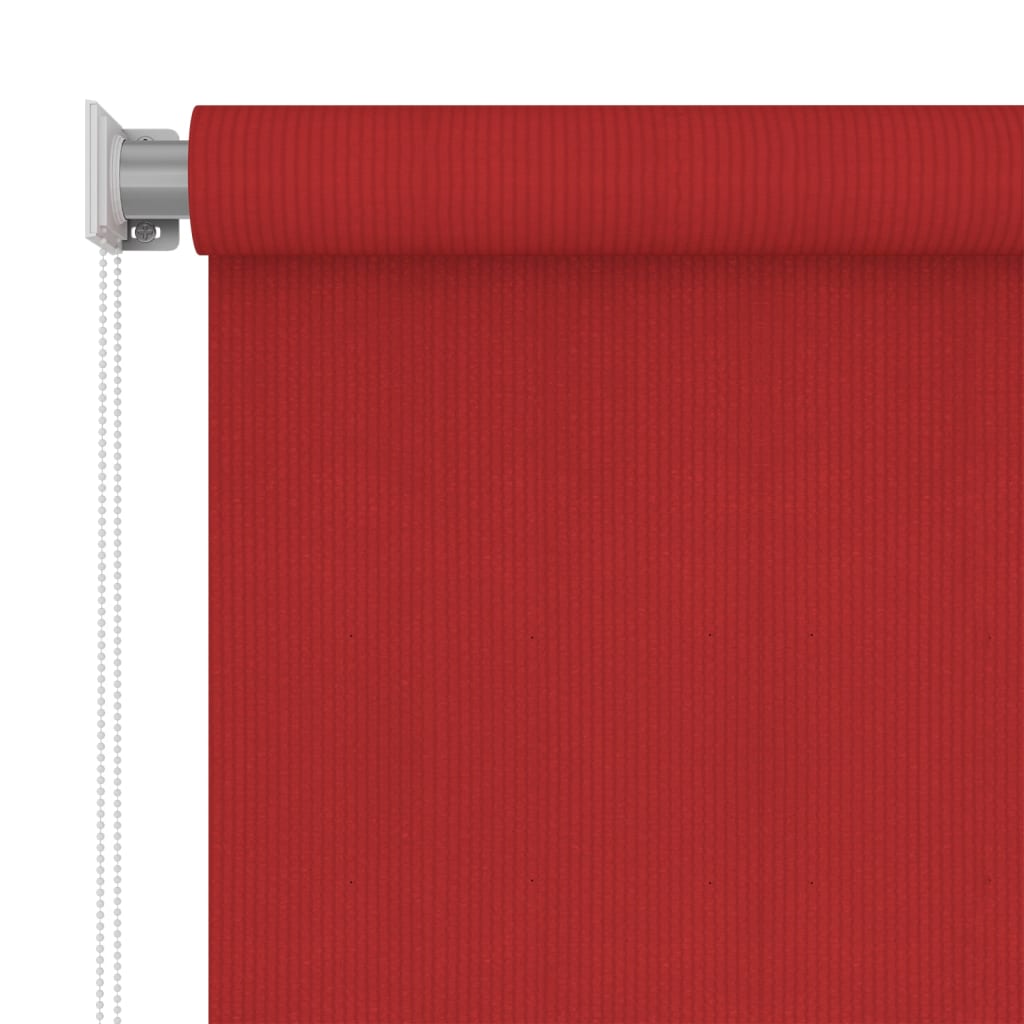 Persiana enrollable de jardín hdpe rojo 60x140 cm v9081 - Vetonek