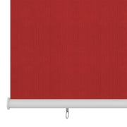 Persiana enrollable de jardín hdpe rojo 60x140 cm v9081 - Vetonek