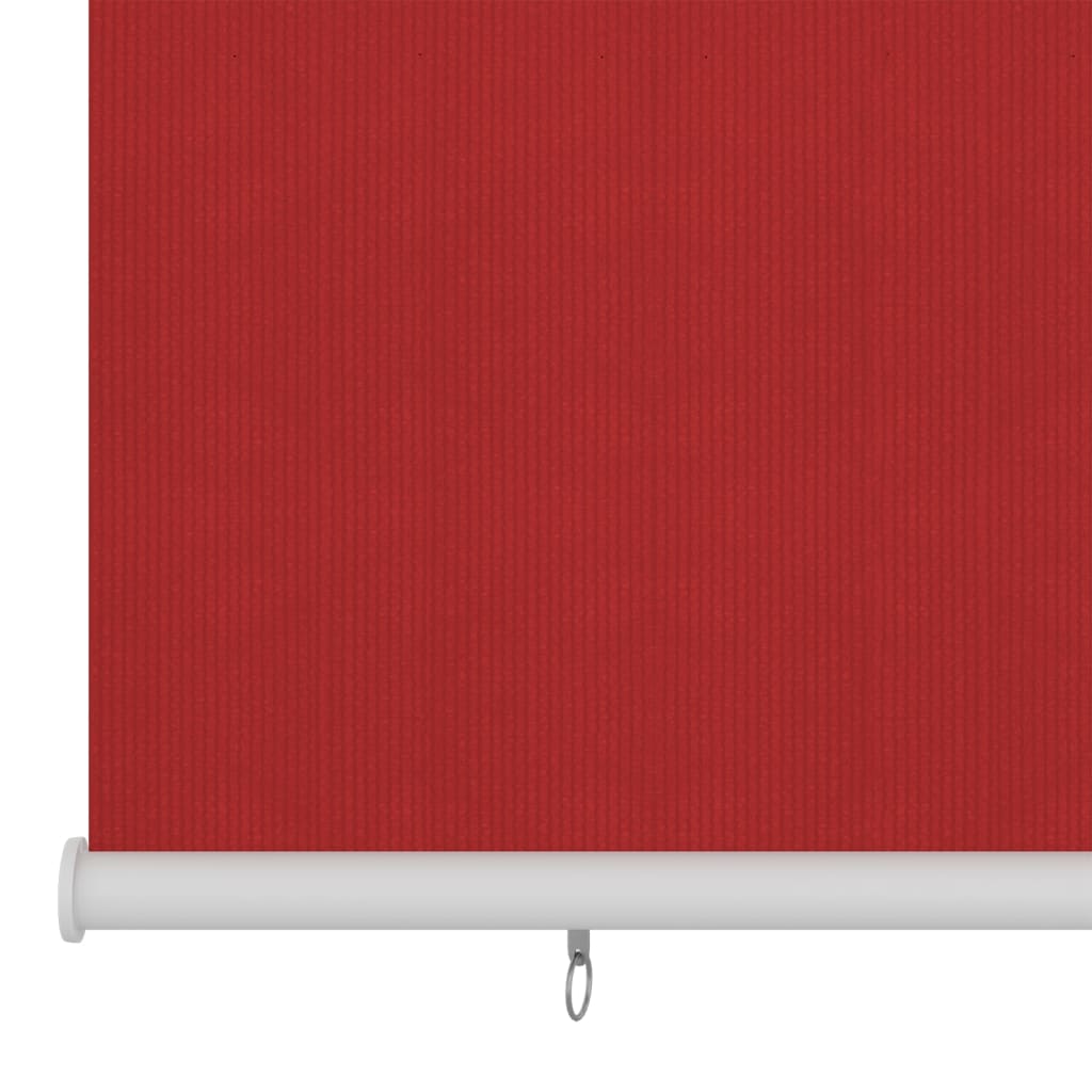 Persiana enrollable de jardín hdpe rojo 60x140 cm v9081 - Vetonek
