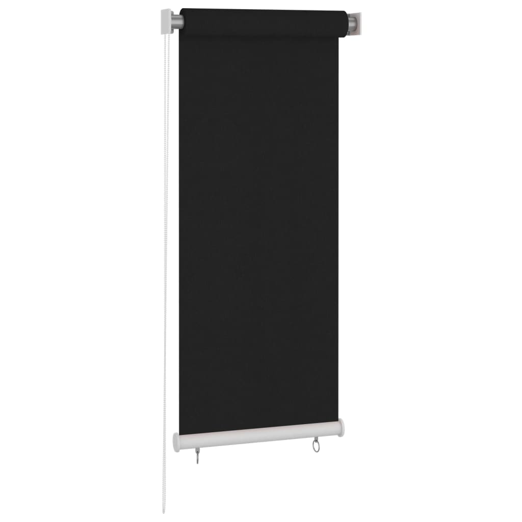 Persiana enrollable de exterior 60x140 cm negro v9609 Vetonek
