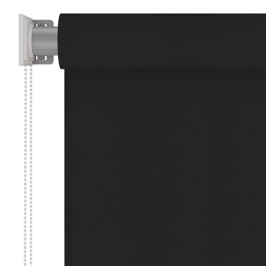 Persiana enrollable de exterior 120x140 cm negro vidaXL