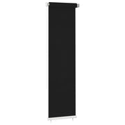 Vetonek Persiana enrollable de jardín HDPE negro 60x230 cm