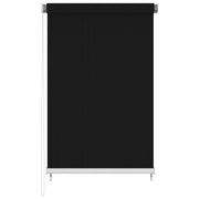 Persiana enrollable de exterior 180x230 cm negro v9791 Vetonek
