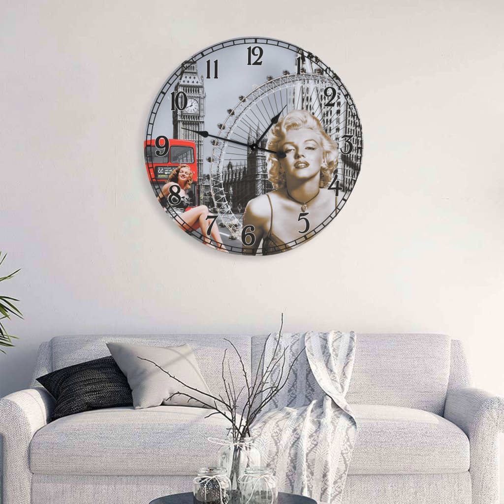 Vetonek Reloj de pared vintage 60 cm