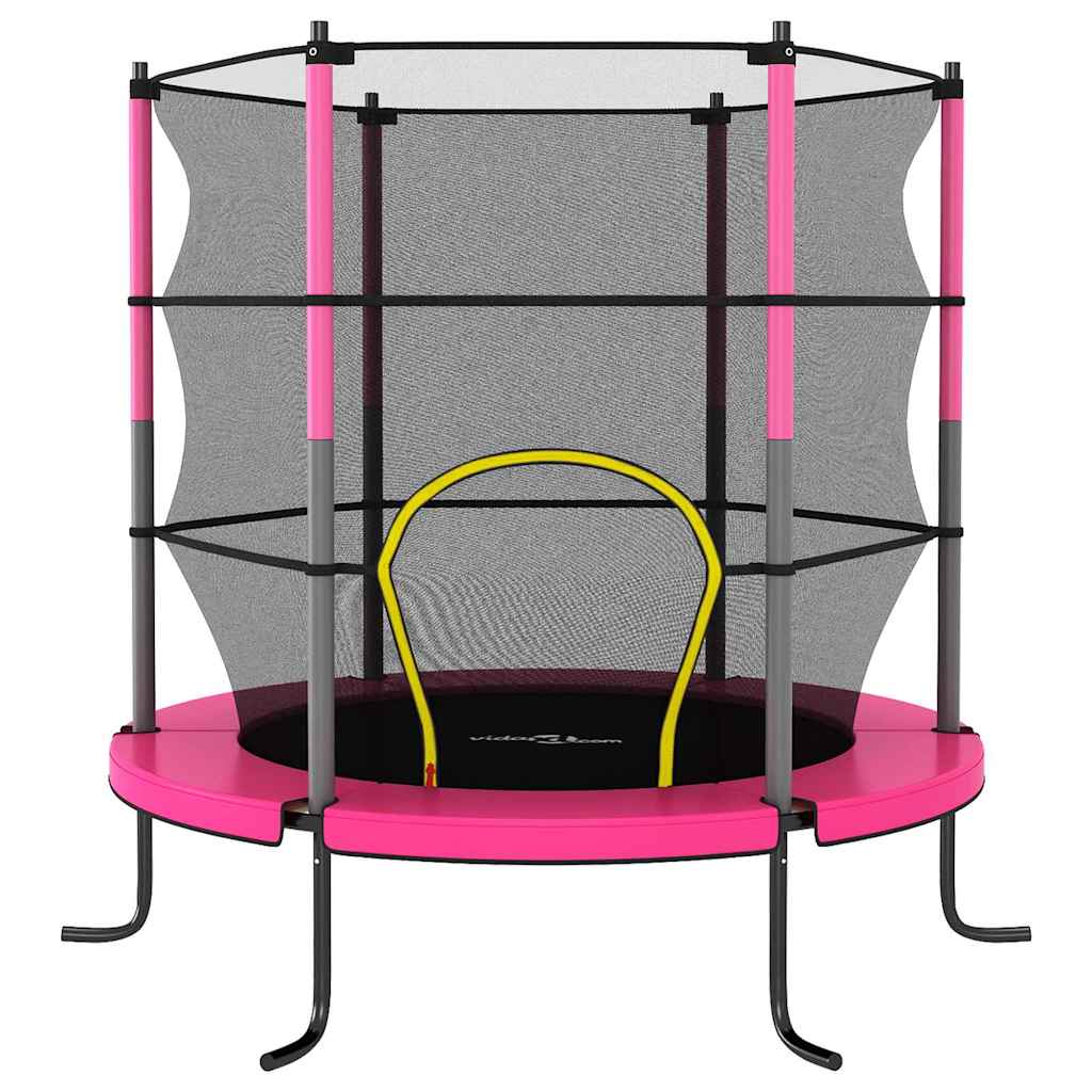 Trampoline avec filet de sécurité rond bleu 140x160 cm V1977 Vetonek