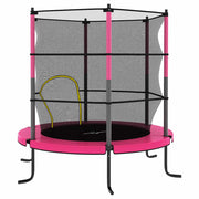 Trampoline avec filet de sécurité rond bleu 140x160 cm V1977 Vetonek
