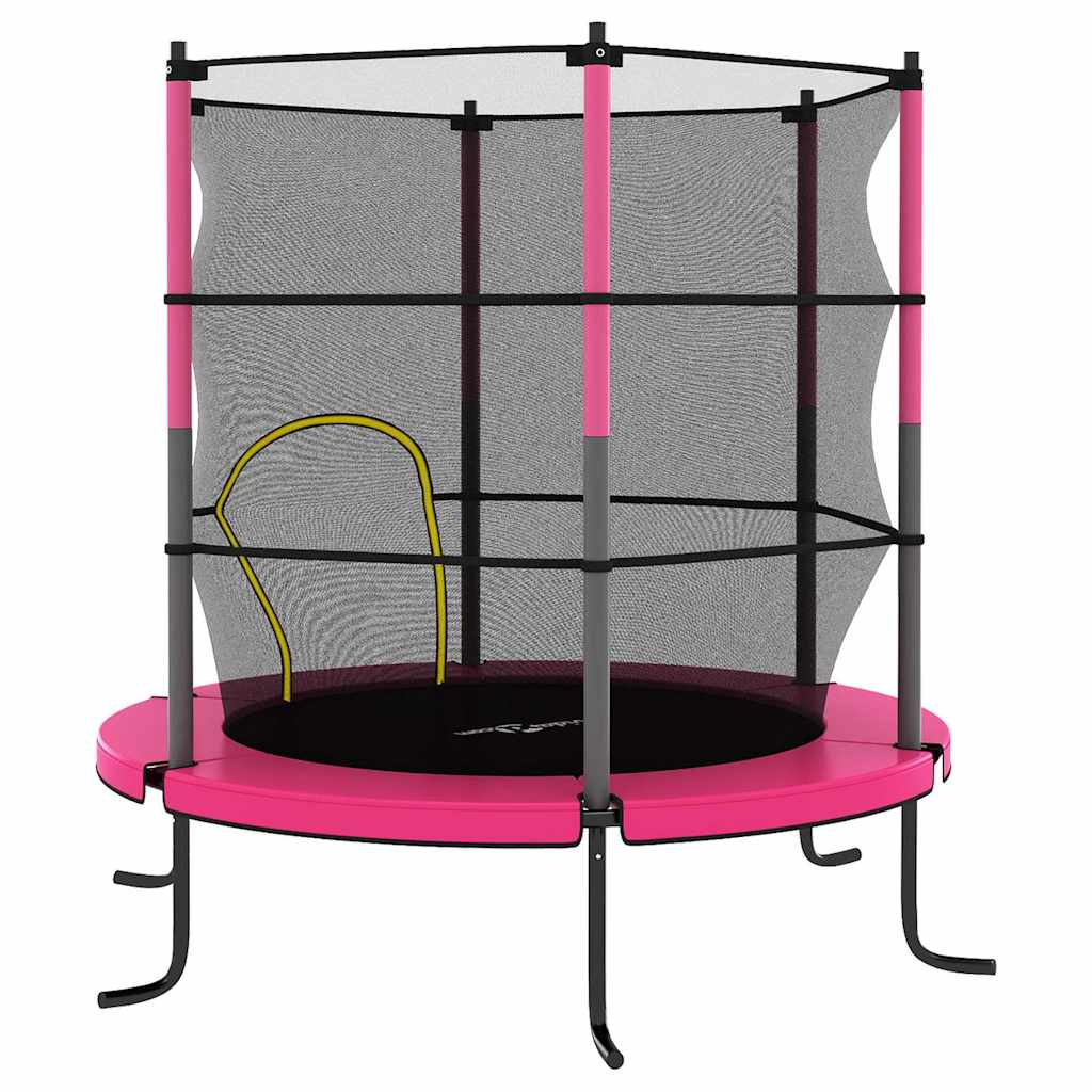 Trampoline avec filet de sécurité rond bleu 140x160 cm V1977 Vetonek