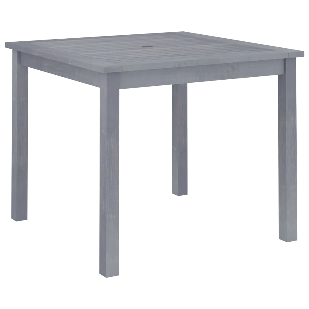 Vetonek Mesa de comedor de jardín madera maciza de acacia 88x88x74 cm