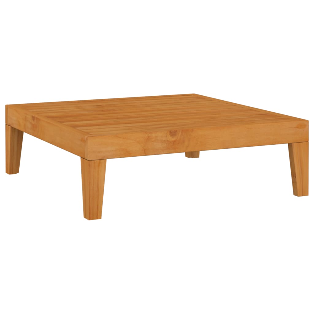 Vetonek Mesa de jardín madera maciza de acacia 68,5x68,5x24 cm