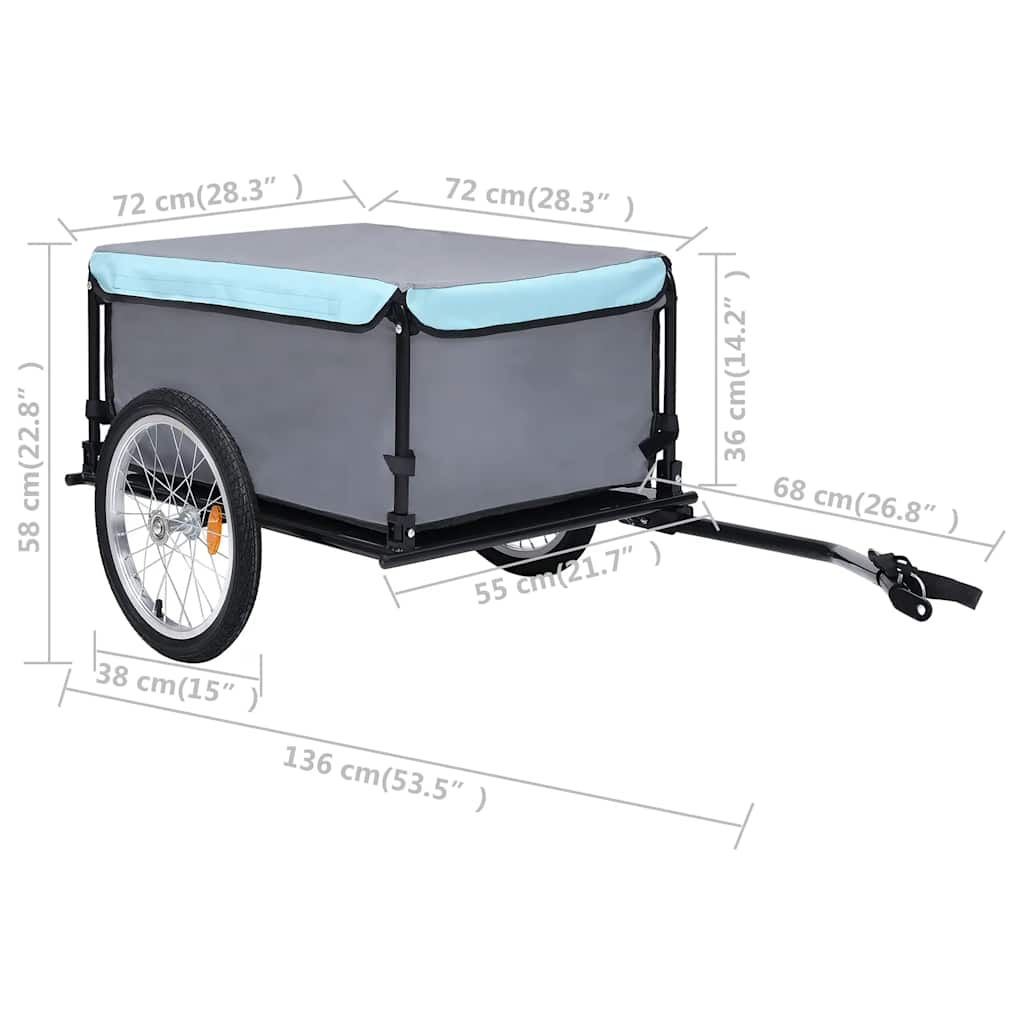 BLACK AND BLUE BICYCLETS 65 KG