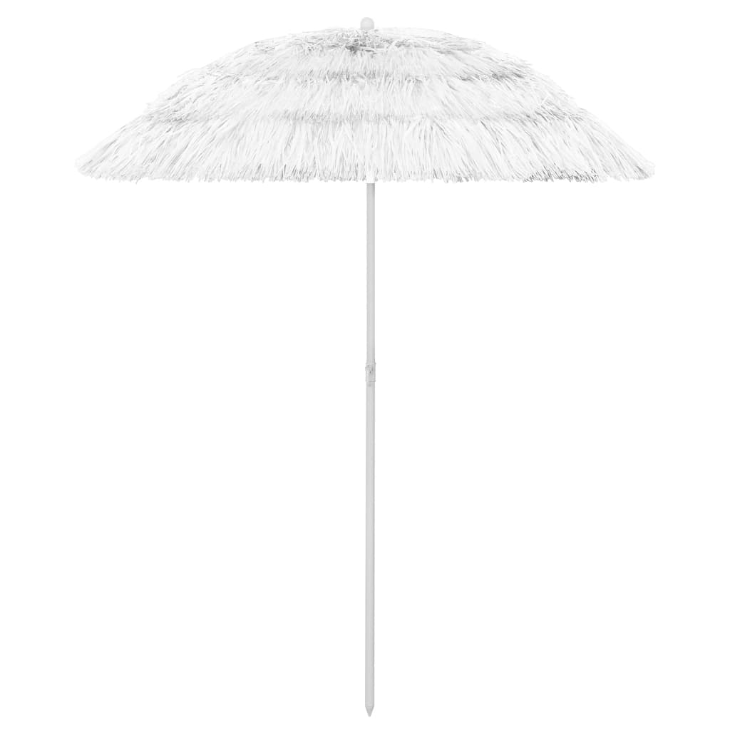 Vetonek Sombrilla de playa Hawaii blanco 180 cm