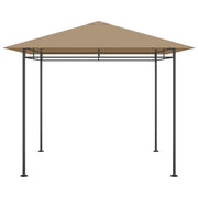 Cenador gris taupé 3x3x2,7 m 180 g/m² - Vetonek