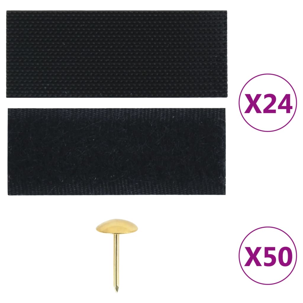 Mosquiteras para puerta bloque magnético 2 uds negro 230x160 cm vidaXL