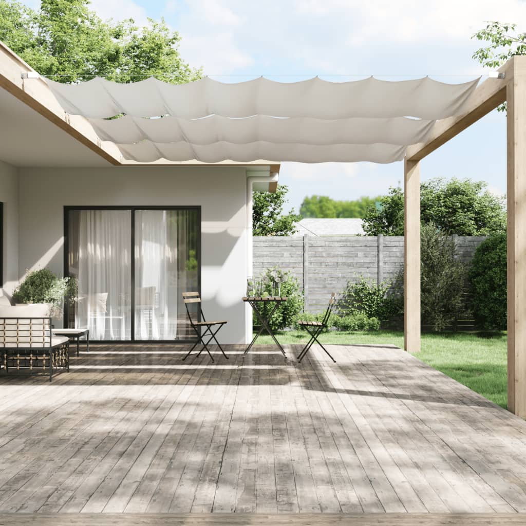 Vetonek Toldo vertical blanco 140x360 cm tela oxford