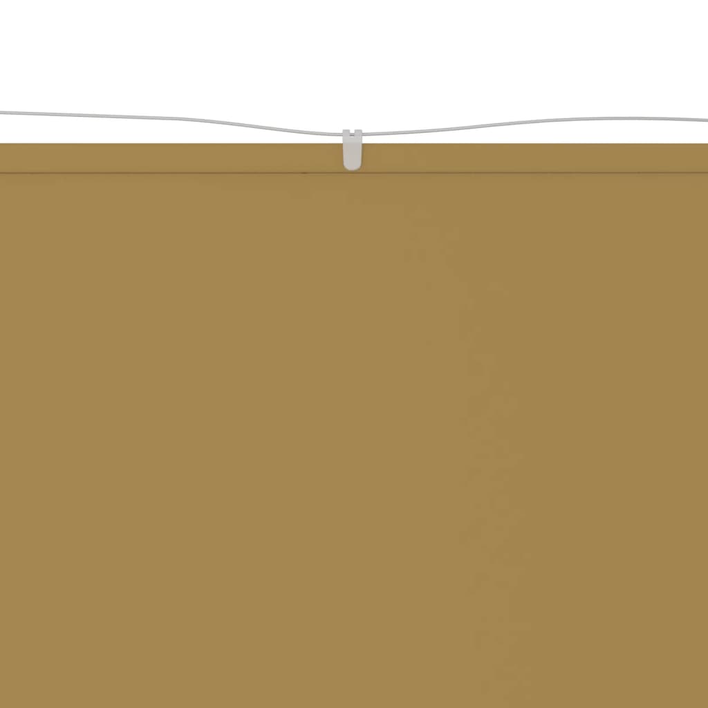 Toldo vertical beige 140x270 cm tela oxford vidaXL