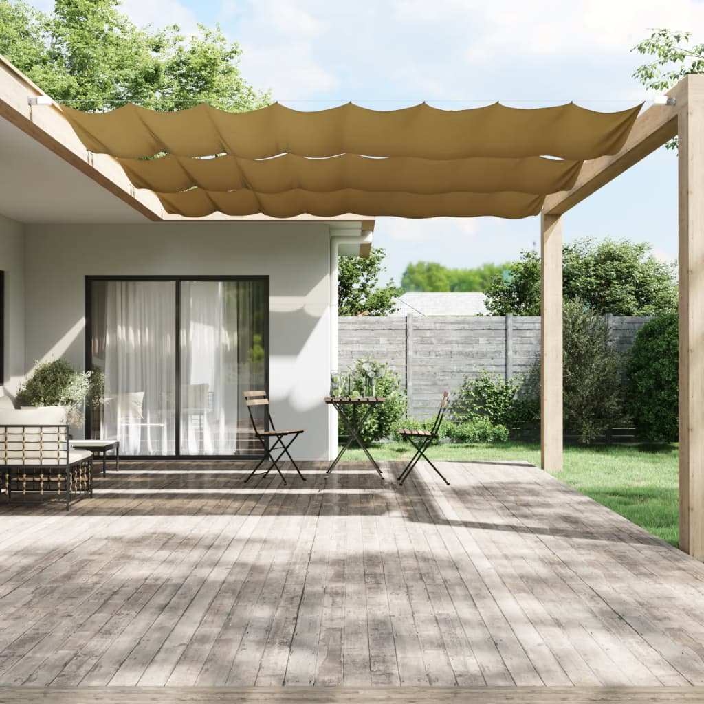 Vetonek Toldo vertical beige 140x360 cm tela oxford