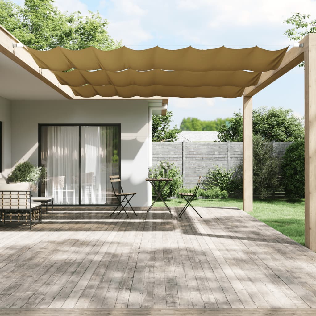 Vetonek Toldo vertical beige 140x420 cm tela oxford