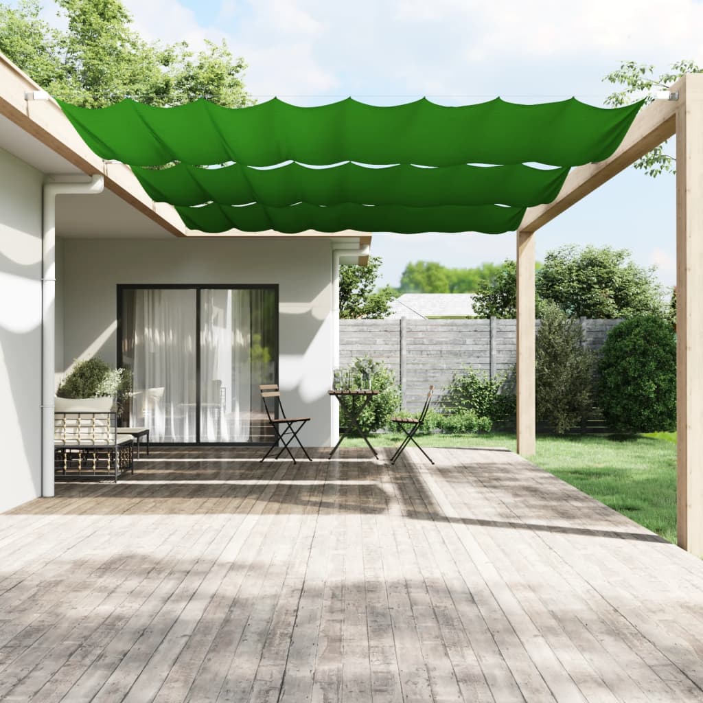 Vetonek Toldo vertical verde claro 200x360 cm tela oxford