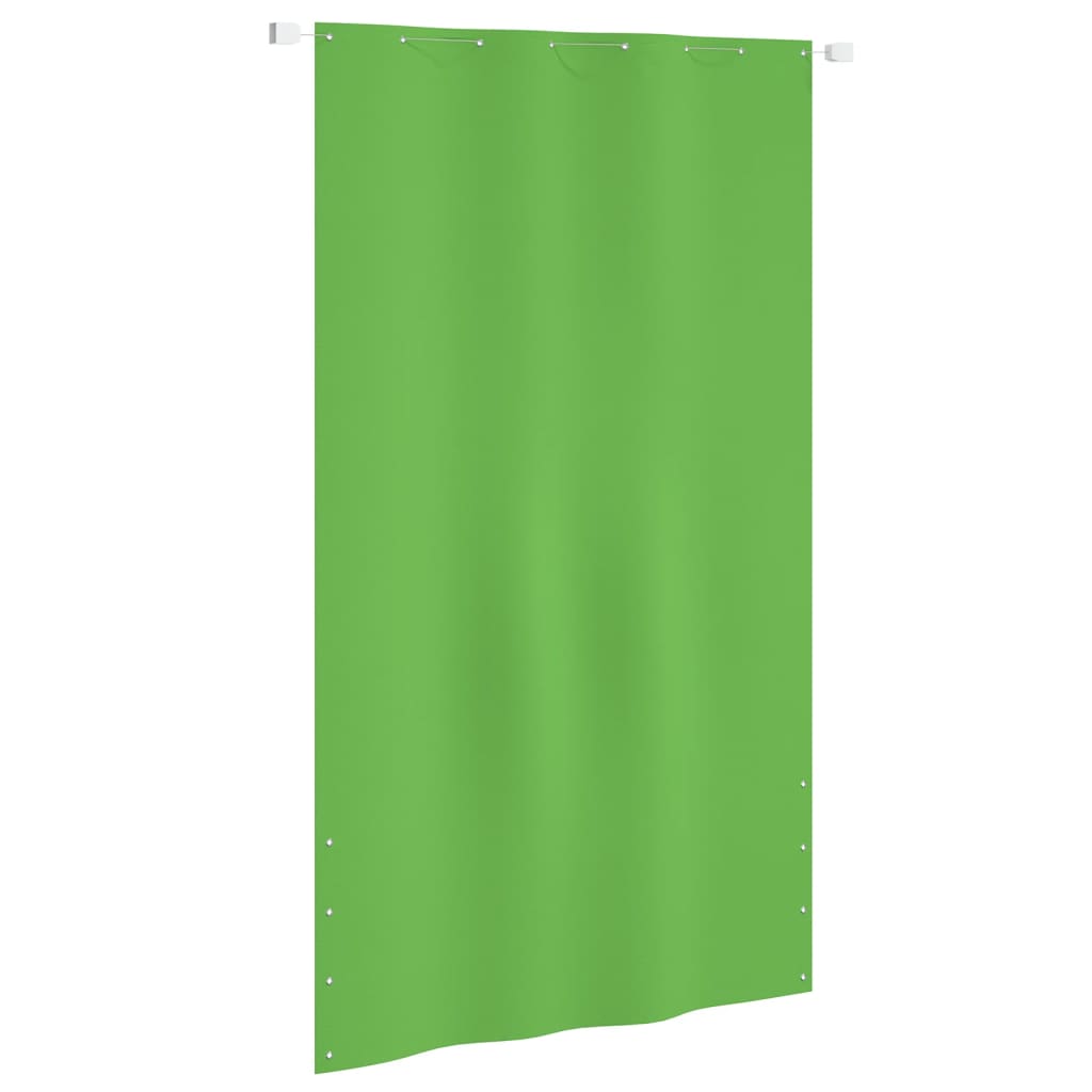 Vetonek Toldo pantalla para balcón tela oxford verde claro 140x240 cm