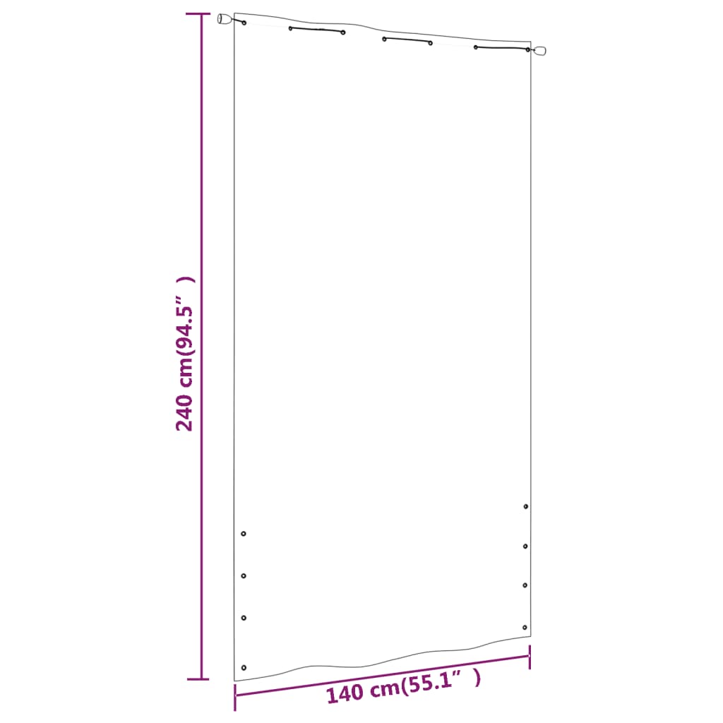 TAUPE cinza cinza fabor varanda de varanda 140x240 cm