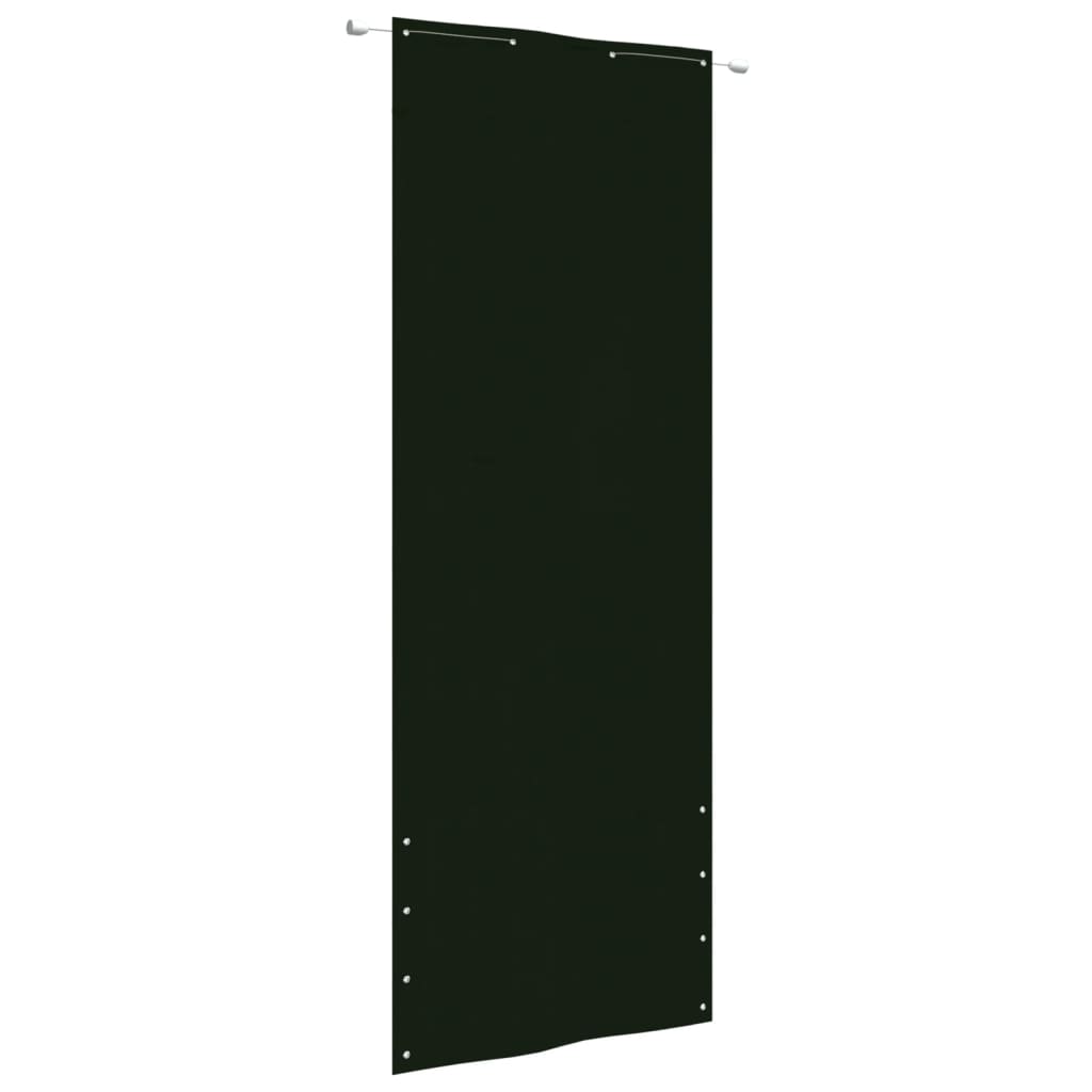 Vetonek Toldo pantalla para balcón tela oxford verde oscuro 80x240 cm