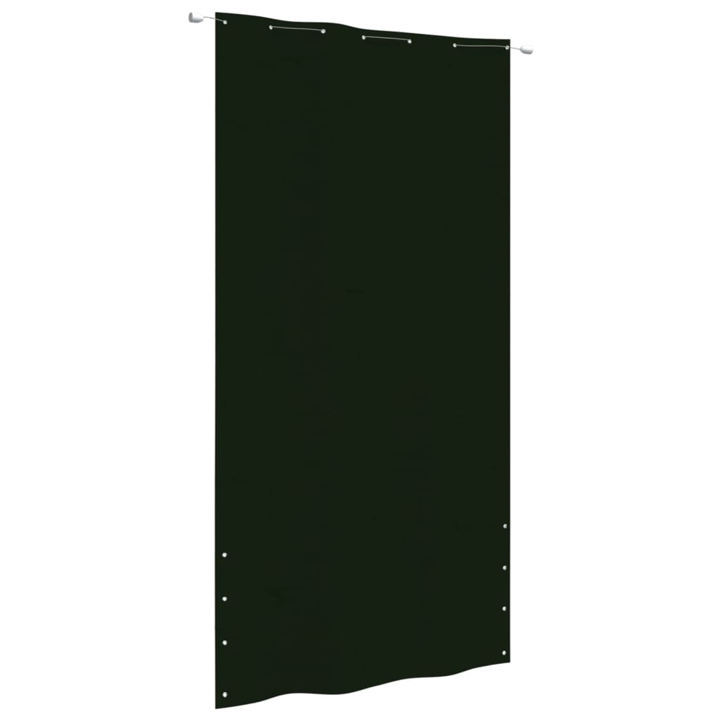 Vetonek Toldo pantalla para balcón tela oxford verde oscuro 140x240 cm