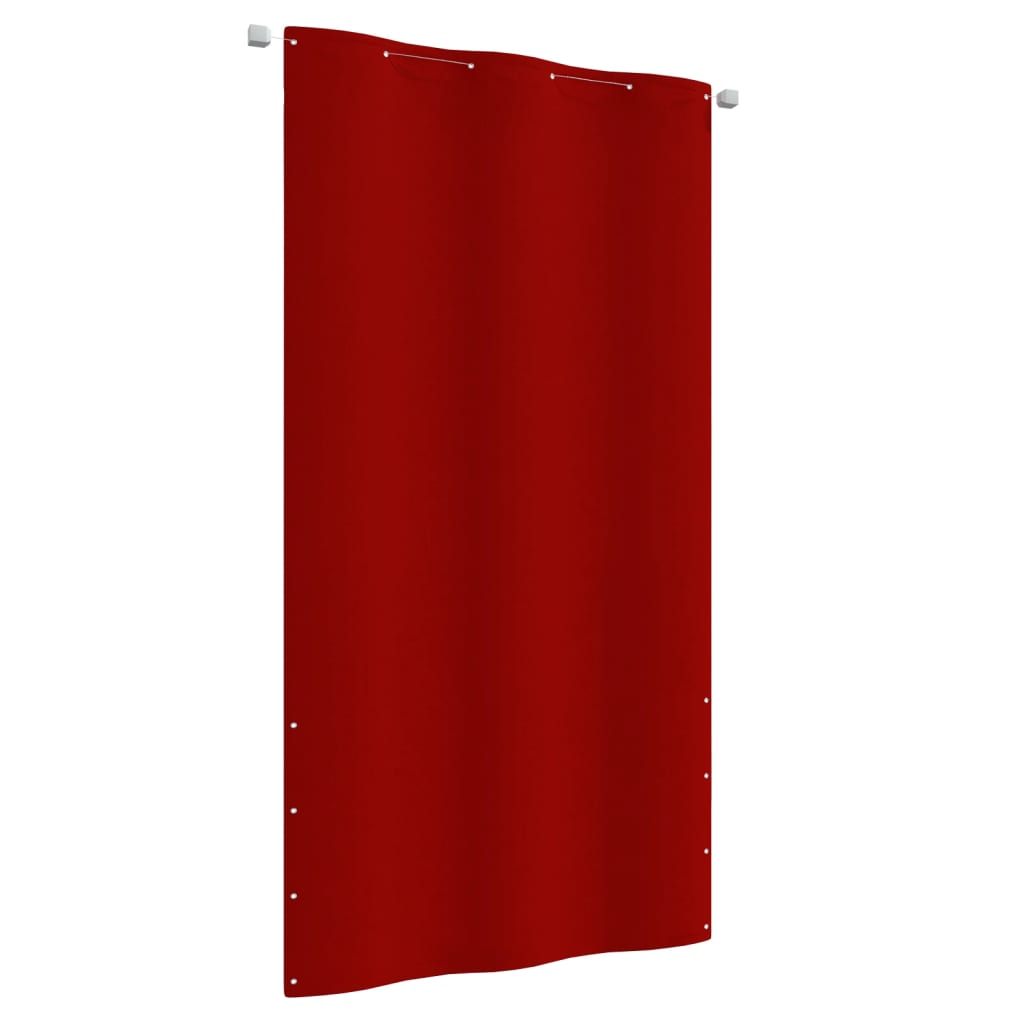 Vetonek Toldo para balcón de tela oxford rojo 120x240 cm