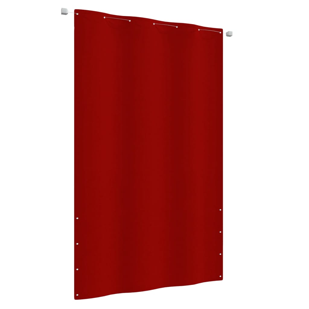 Vetonek Toldo para balcón de tela oxford rojo 140x240 cm