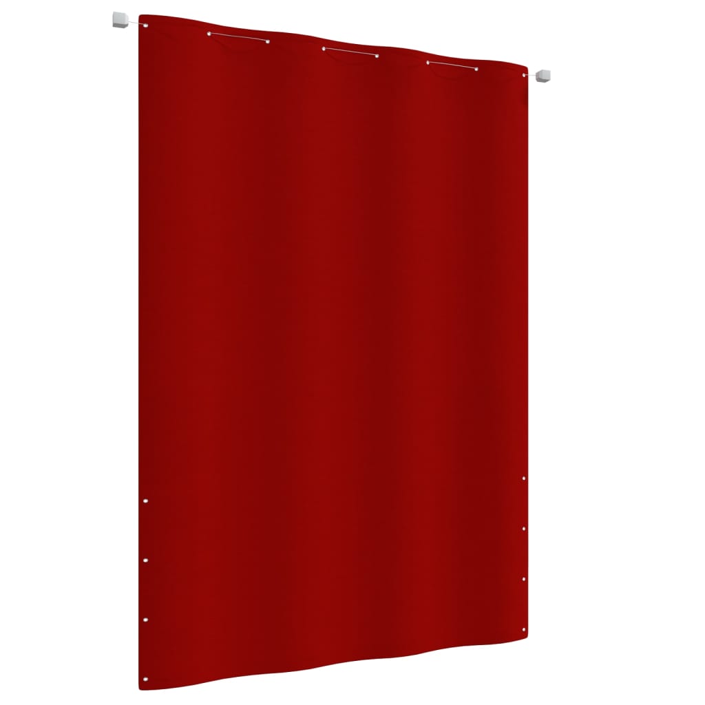 Vetonek Toldo para balcón de tela oxford rojo 160x240 cm