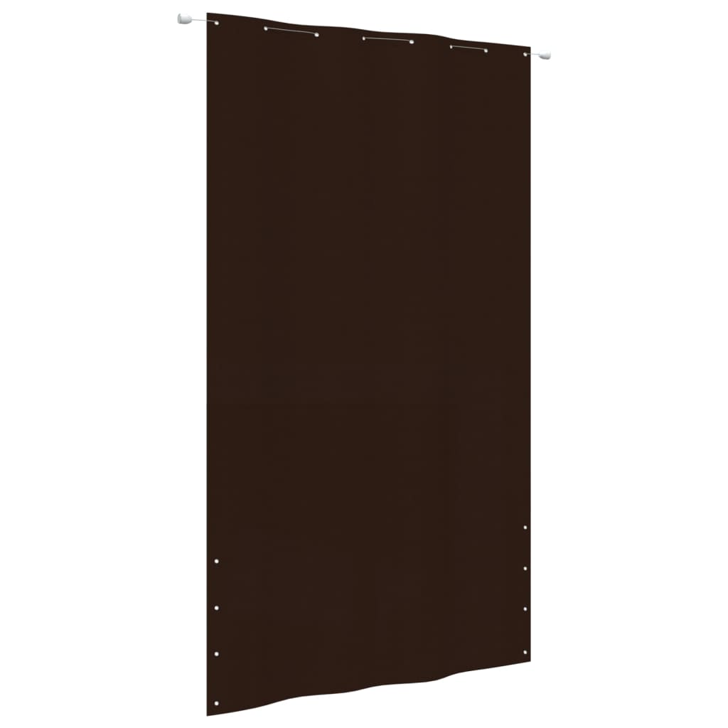 Vetonek Toldo pantalla para balcón tela oxford marrón 160x240 cm