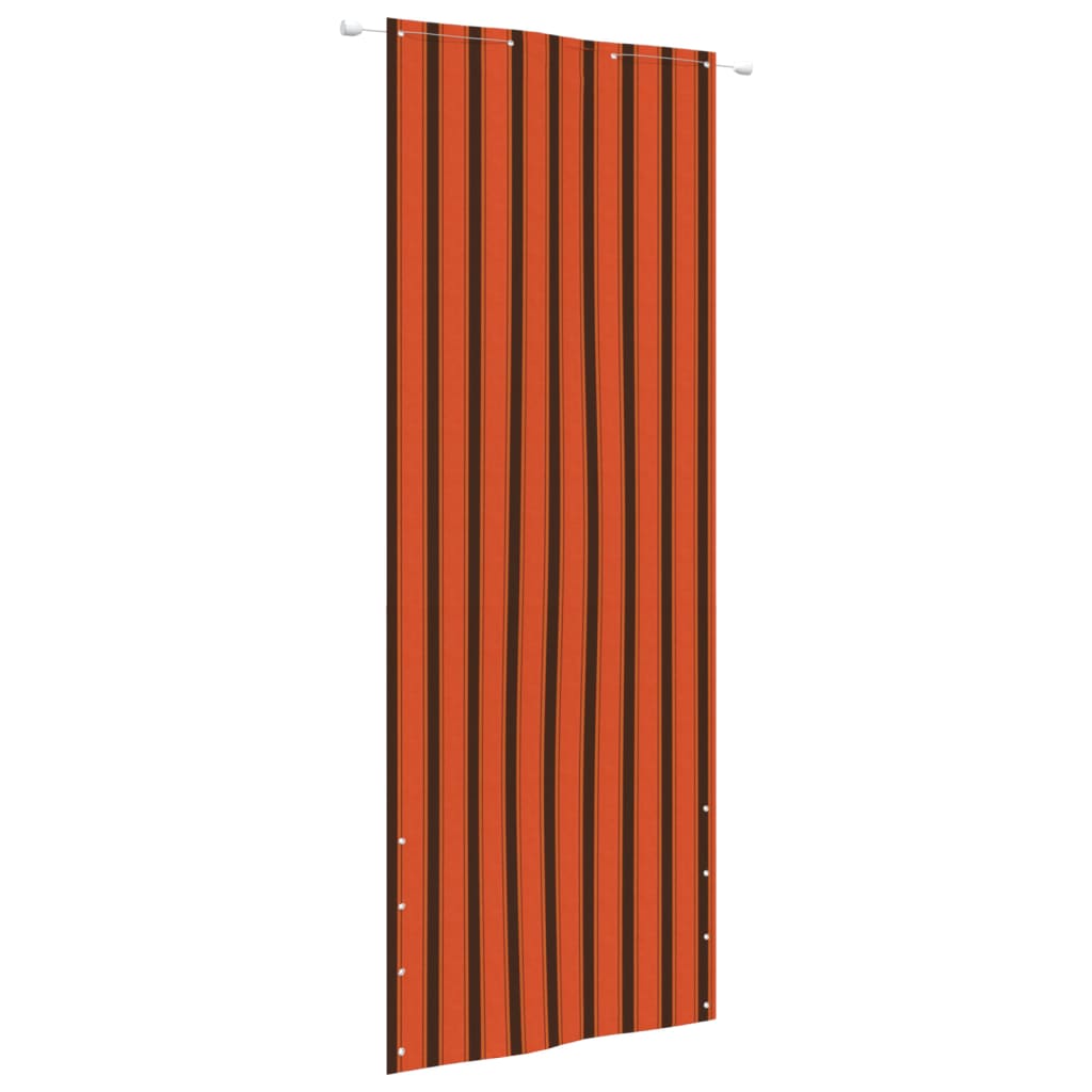 Vetonek Toldo pantalla para balcón tela oxford naranja marrón 80x240 cm