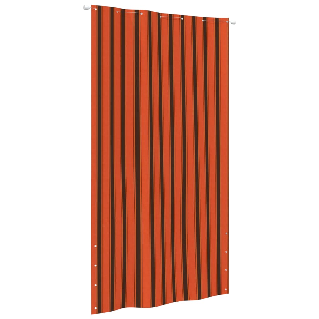 Vetonek Toldo pantalla para balcón tela oxford naranja marrón 140x240cm