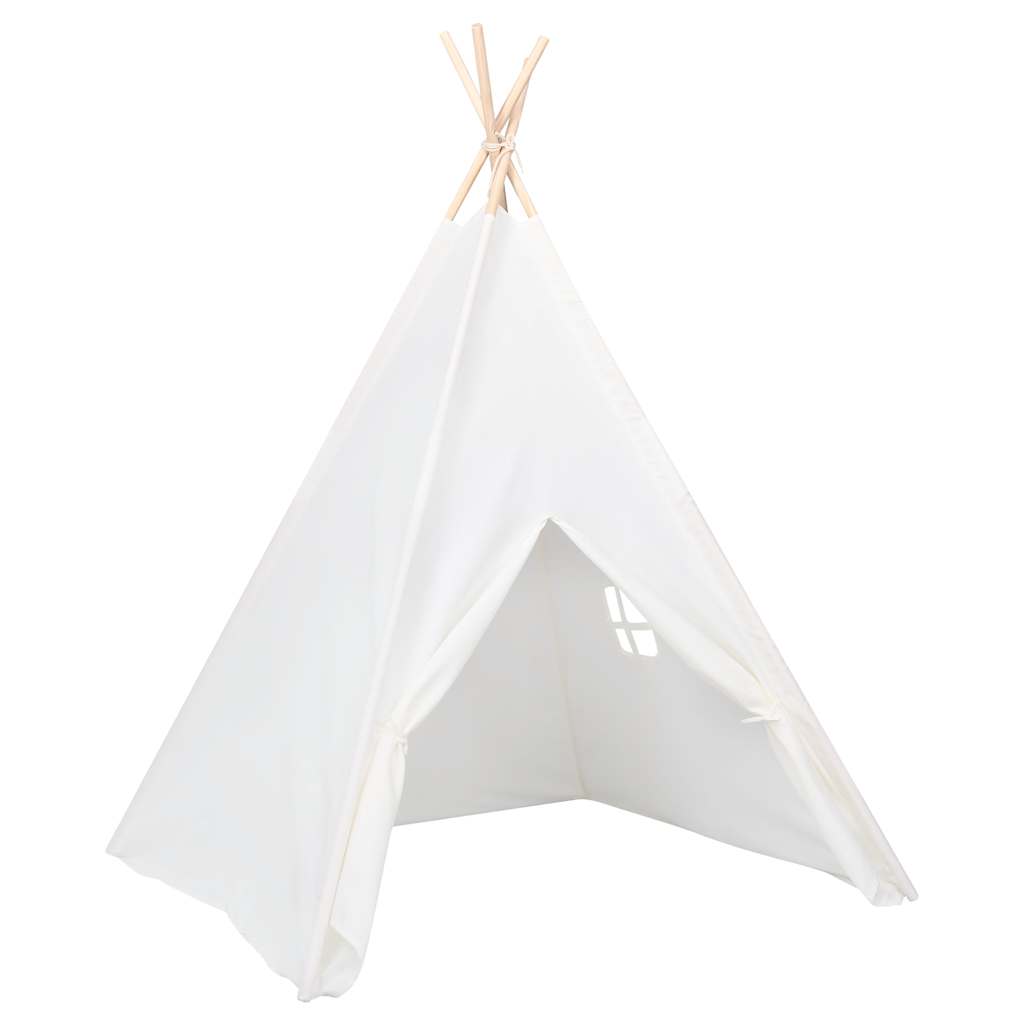 Tienda tipi niños y bolsa piel melocotón blanco 120x120x150cm