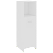 Conjunto de muebles de baño 4 pzas madera contrachapada blanco v4075 - Vetonek