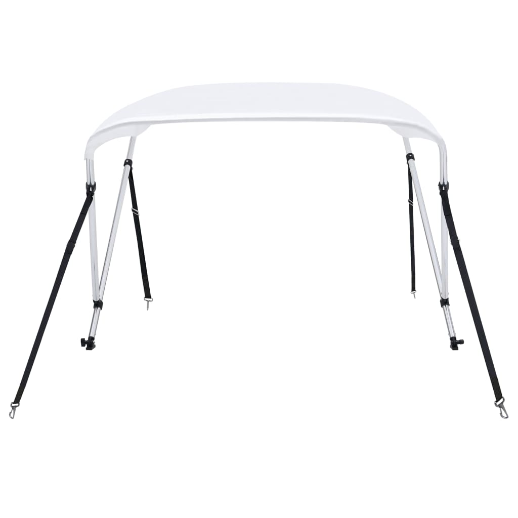 Toldo Bimini de 2 arcos blanco 150x120x110 cm