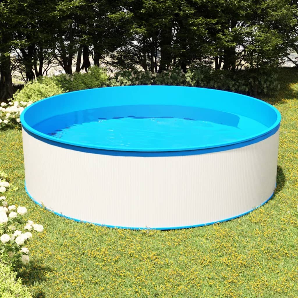 Vetonek Piscina de chapoteo blanca 350x90 cm 