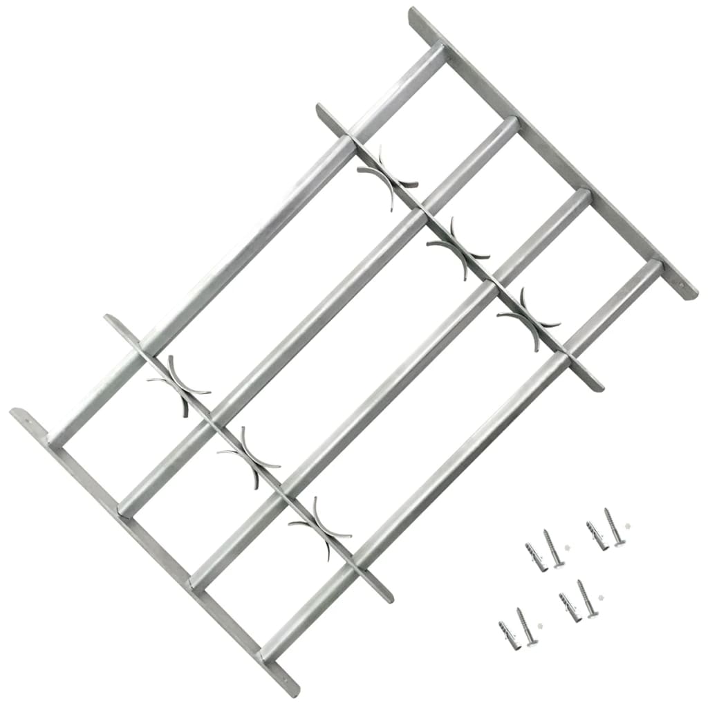 Adjustable window security bars 2 pcs 1000-1500 mm 