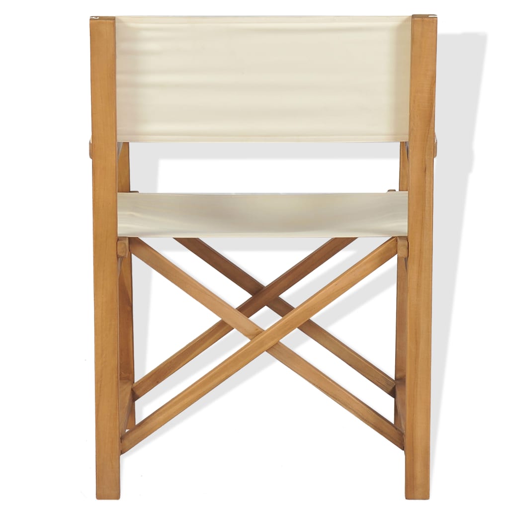 Folding Director Chairs 2 UDS Maciza Wood