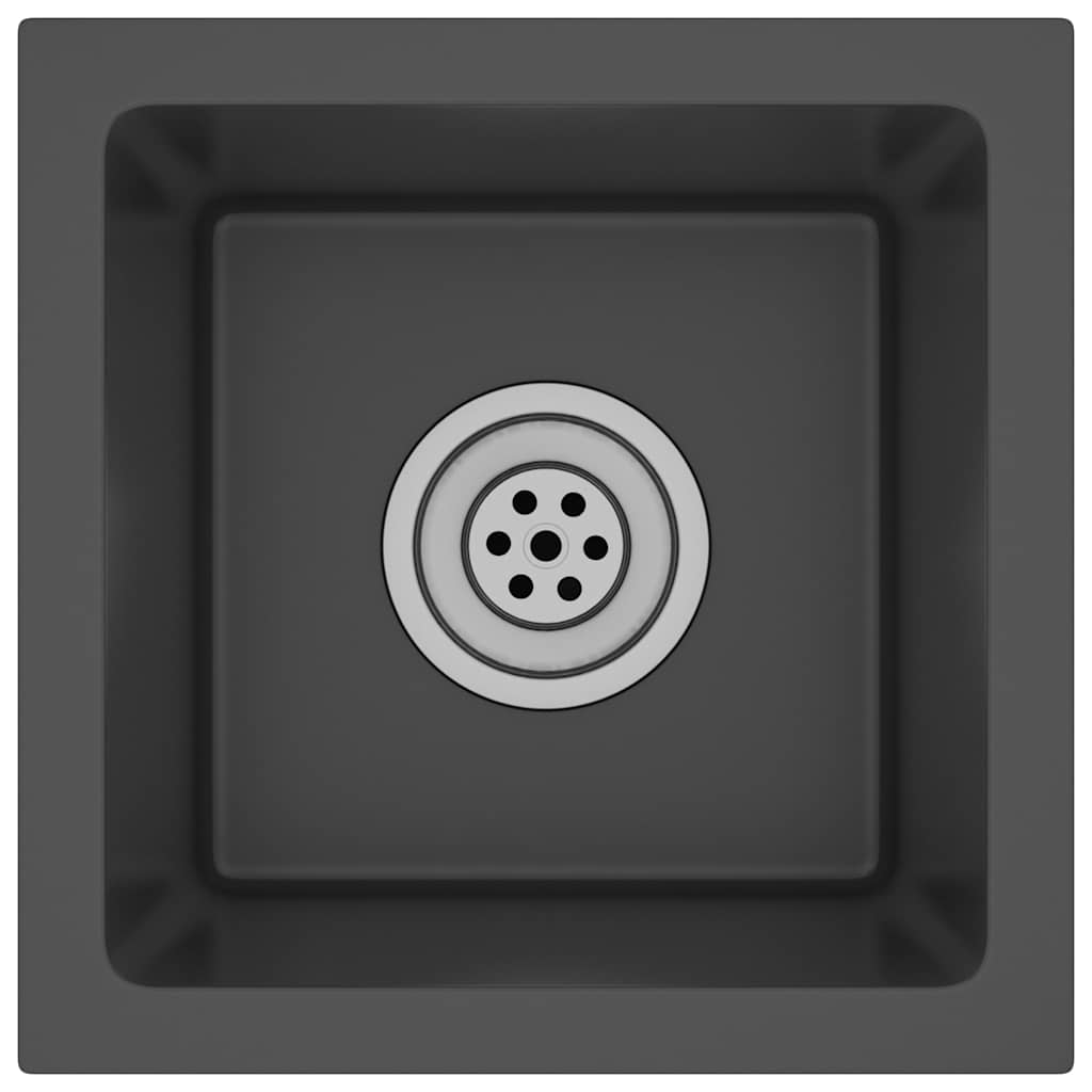 Fregadero hecho a mano acero inoxidable negro v8997 - Vetonek