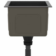 Fregadero hecho a mano acero inoxidable negro v8997 - Vetonek