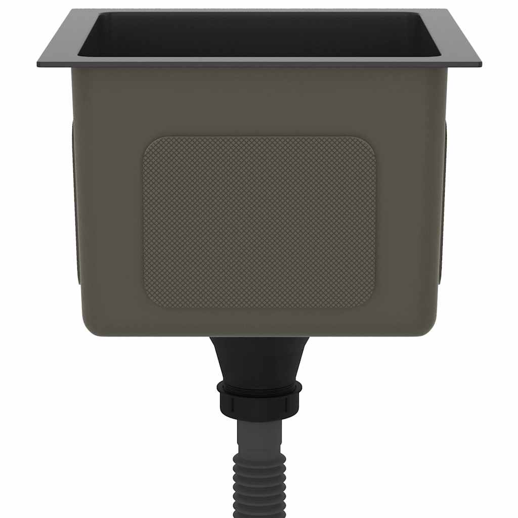 Fregadero hecho a mano acero inoxidable negro v8997 - Vetonek