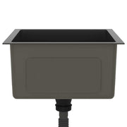 Fregadero hecho a mano acero inoxidable negro v9017 - Vetonek