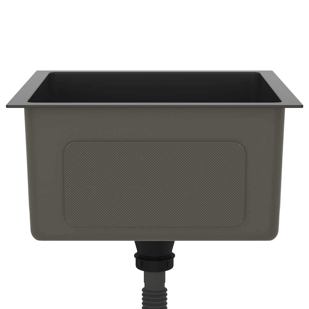 Fregadero hecho a mano acero inoxidable negro v9017 - Vetonek