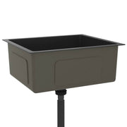 Fregadero hecho a mano acero inoxidable negro v9031 - Vetonek