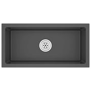 Fregadero hecho a mano acero inoxidable negro v9055 - Vetonek