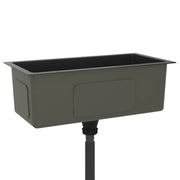 Fregadero hecho a mano acero inoxidable negro v9055 - Vetonek