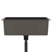 Fregadero hecho a mano acero inoxidable negro v9055 - Vetonek